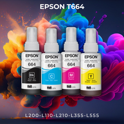 Botella Epson T664 L200-l110-l210-l355-l555