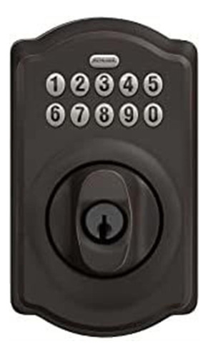 Schlage Be365 V Cam 716 Camelot Cerrojo Con Teclado, Cerradu