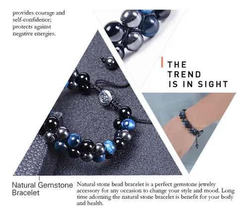 Pulsera De De De Tigre Pulsera De La Suerte Para Hombre Puls