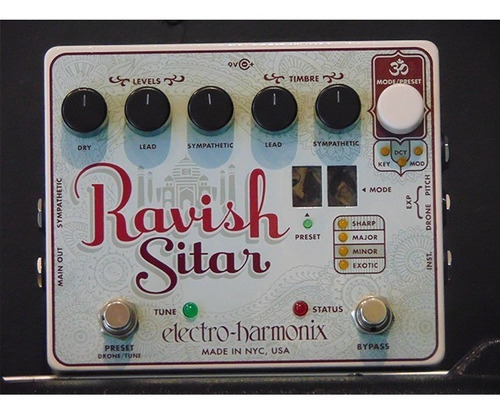 Electro-harmonix Ravish Sitar  Emulation Pedal (usado)