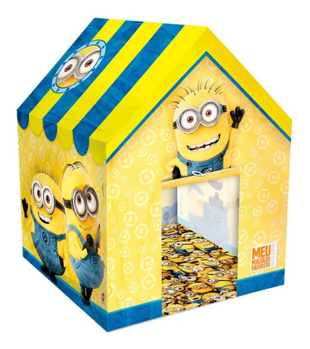 Imagem 2 de 2 de Brinquedo Casinha Infantil Minions Meu Malvado Favorito 2790