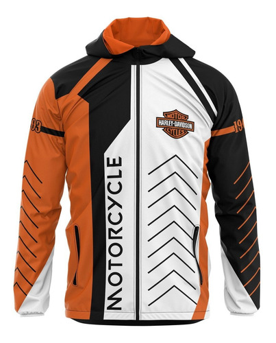 Imagem 5 de 6 de Jaqueta Corta Vento Harley Davidson Impermeável Brk C/ Uv50+
