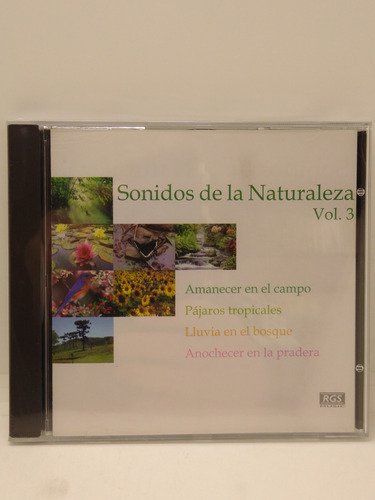 Sonidos De La Naturaleza Vol 3 Cd Nuevo Disqrg