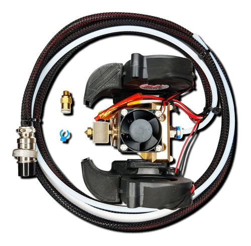 Hotend 12v Creality Tipo E3d V6 Triple Fan Completo Cableado