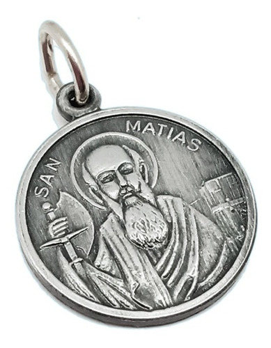 Medalla San Matías - Incluye Cadena + Grabado - 20mm/al