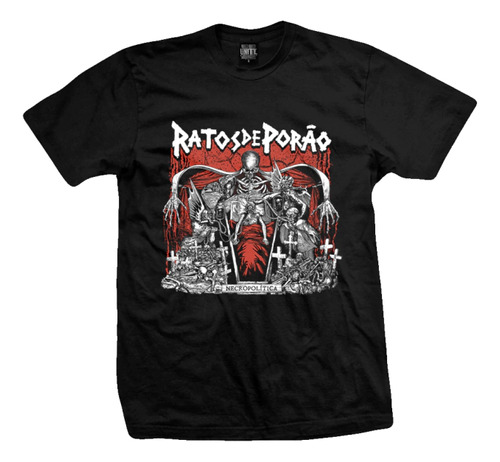 Remera Ratos De Porao Necropolitica Excelente Calidad