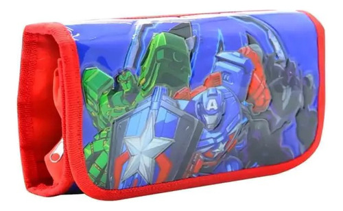 Cartuchera Escolar Desplegable Avengers Marvel Vengadores