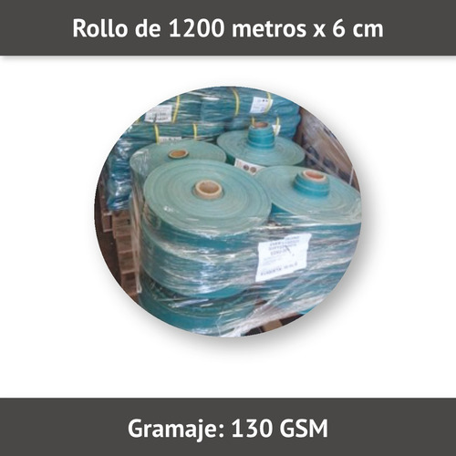 Imagen 3 de 9 de Cinta Cubre Cerco Plástica Para Alambrado Y Reja 6cm X 1200m