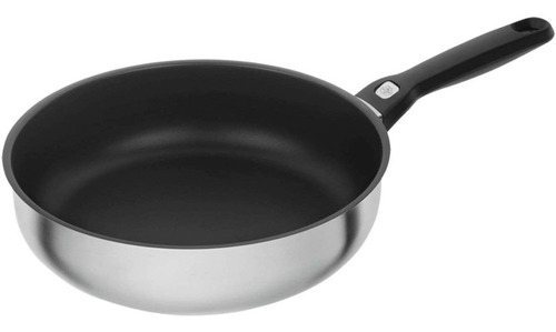 Sartén De Acero Inoxidable Ballarini® 28 Cm Color Gris