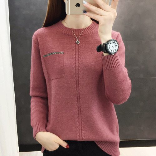 Suéter De Ropa Exterior De Estilo Coreano Con Bolsillo Falso