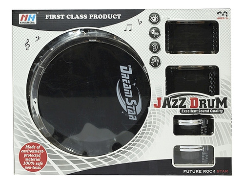 Bateria Musical Toyland Jazz Drum 5 Cuerpos C/platillo Y Ban