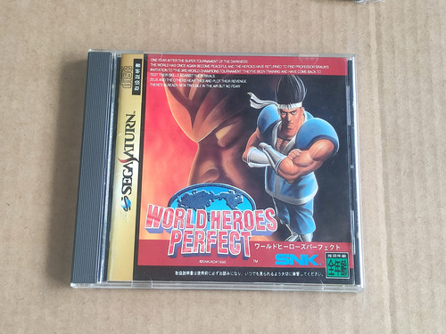 World Heroes Perfect -- 100% Original -- Sega Saturn (Usado)