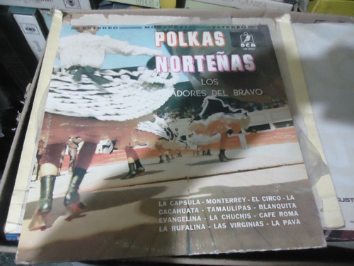 Los Tiradores Del Bravo Polkas Norteñas Lp