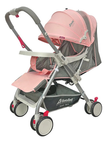 Carriola Reversible Para Bebé D Bebe Bm Rosa Rosa