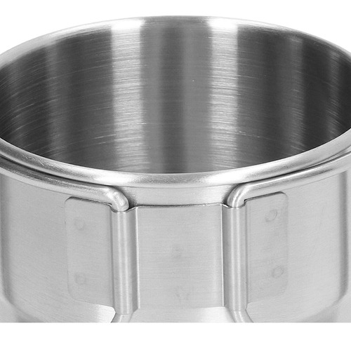 Vaso De Camping Con Mango Plegable De Acero Inoxidable, 320