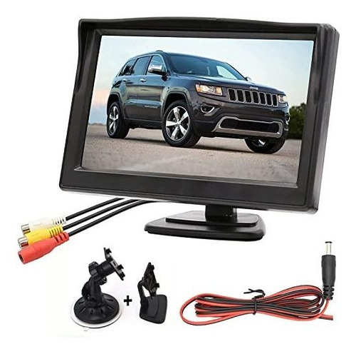 B-qtech 5 Inch Hd Backup Camera Monitor Rear View Reverse Di