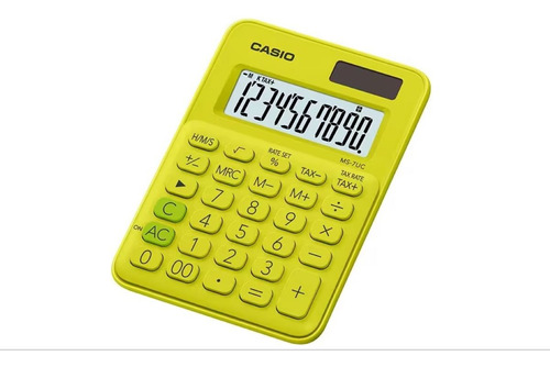Calculadora Escritorio Casio  Ms-7uc 10 Digitos Pila Solar