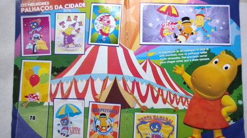 Álbum De Figurinha Backyardigans Incompleto Faltam 19 Cromos (Usado)
