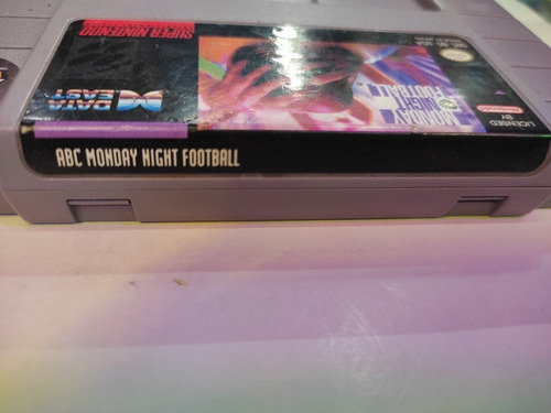 Monday Night Football Snes Original **play Again** (Reacondicionado)