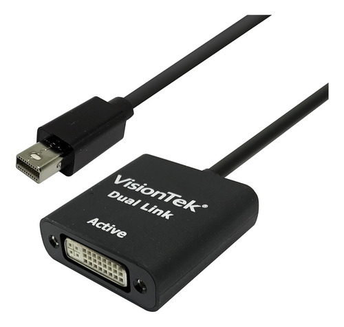 Visiontek Mini Displayport To Dual Link Dvi-d Active Adapter