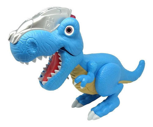 Junior Megasaur Cyberworld T-rex Azul - Fun Divirta-se