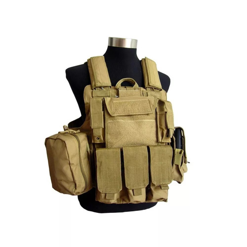 Chaleco Tactico Militar  Para Airsoft Paintball Color Mud