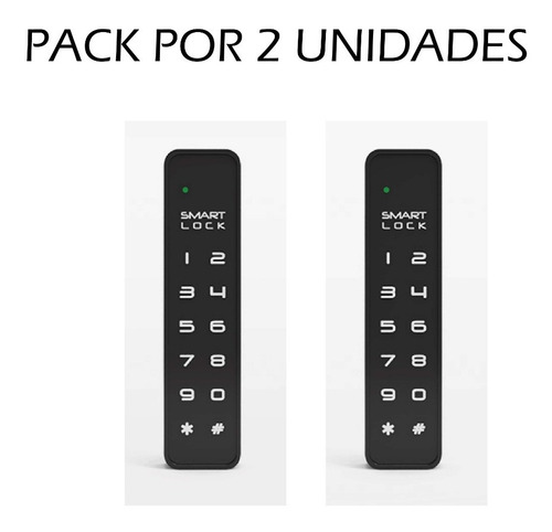 Cerradura Muebles Cajones Tekno Mini F023v Packx2 Huella *c