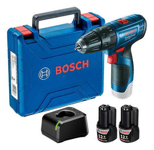 Furadeira Parafusadeira 2 Bat Gsb 120-li + Maleta Bosch