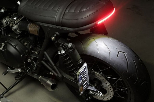 Tira Led Luz Freno Intermitentes Secuenciales Moto Caferacer 
