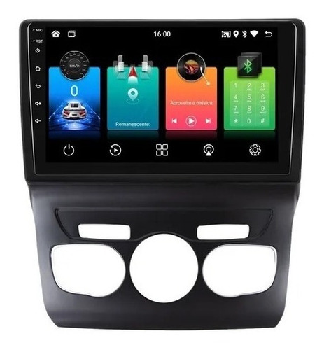 Central Multimídia C4 Lounge Adak 2/32gb Carplay Android 9 P