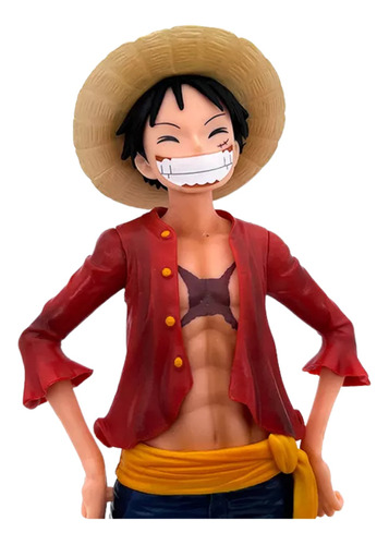 Figura Colección One Piece, Monkey D. Luffy Con Set Cabezas