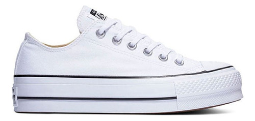 Tenis para mujer Converse All Star Chuck Taylor Lift Low Top color blanco - adulto 23 MX