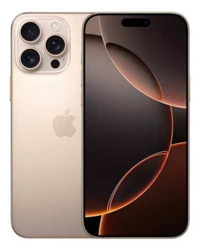 iPhone 16 Pro Max De 256gb Esim Color Black Titanium Color Dorado Claro