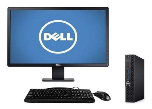 Imagem 1 de 8 de Cpu + Monitor Dell Optiplex 3050 Mini Core I3 8gb 500gb Novo