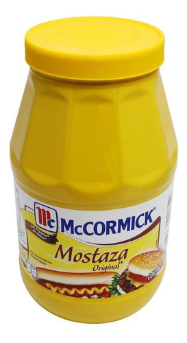 Mostaza Mccormick Baja En Grasa 3850 Gr Caja Con 4 Piezas