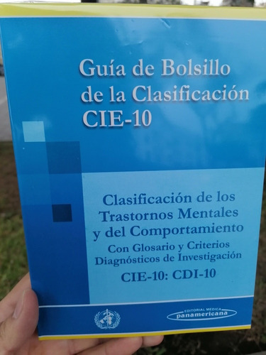 Cie-10 Guía De Bolsillo De La Clasificación Libro A Colores 