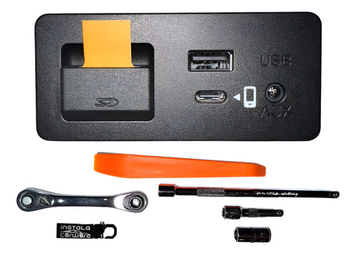 Mazda Carplay&aa Módulo Inalámbrico Usb-c + Kit Instalación