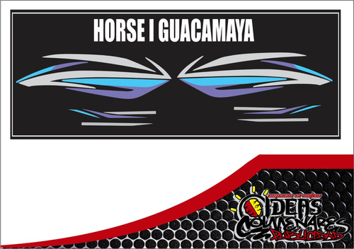 Calcomanias Horse I Guacamayo