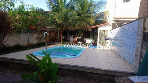Imagem 1 de 27 de Casa No Barroco Com Rua Asfaltada E Água Da Cedae - Ca4098