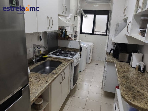 Imagem 3 de 15 de Apartamento 68 Metros 2 Dorms 1 Vaga Varanda Integrada - Santo Amaro - 15