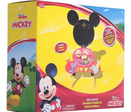 Disney Mickey Mouse Set De Asador Barbecue Grill Set Juguete
