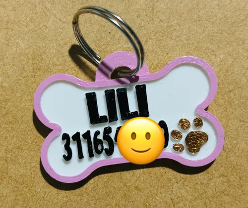 Placa De Identificación Personalizada Para Mascotas