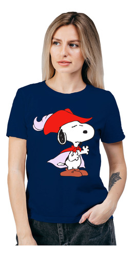 Polera Mujer Snoopy Shakespeare Poeta Algodon Organico Wiwi