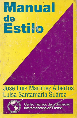 Manual De Estilo Jose Luis Martinez Albertos Yf