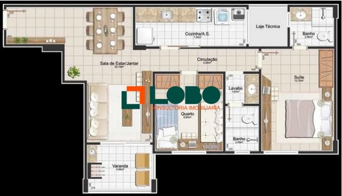 Imagem 15 de 15 de Apartamento Com 2 Quartos Sendo 1 Suíte - 328