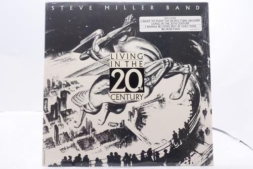 Vinilo Steve Miller Band Living In The 20th Century 1986 Usa