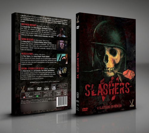 Dvd Slashers Vol 6 / 2 Discos 4 Filmes 4 Cards - Lacrado