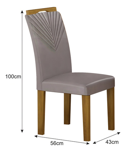 Juego de mesa de comedor de 120 cm con 4 sillas Stela Wt