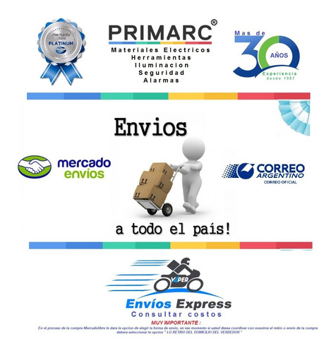 Pack X 4 Ventilador De Techo 4p Metal Blanco + Panel Led 18w