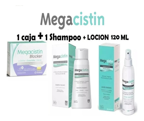 Megacistin Blocker Dht Edicion 2022+ 1 Shampoo Promo+locion 